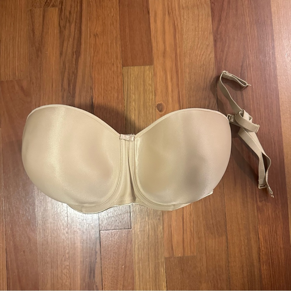 Fantasie Smoothing Molded Strapless Bra Nude 34FF UK / 34H US